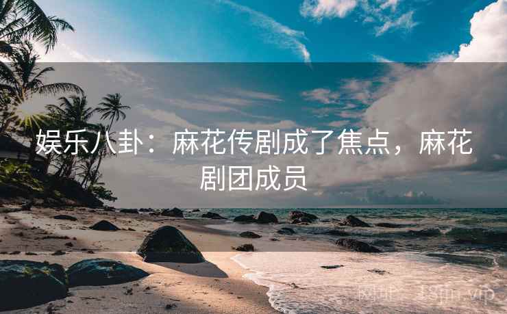 娱乐八卦：麻花传剧成了焦点，麻花剧团成员